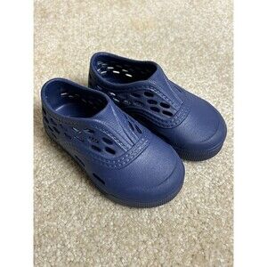 Osh Kosh B'gosh Boys Slip On Shoes Blue Plastic Toddle Slip On Casual Play Sz 4M